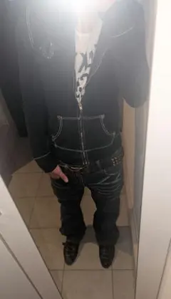 swagフレアデニム y2k Yoko grunge archive true似のサムネイル