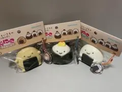 新品未使用】ぷにっこ スクイーズ なんでもいきもの おにぎり 4種