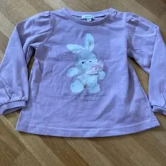 anyfam エニィファム　うさぎちゃん長袖Tシャツ 100