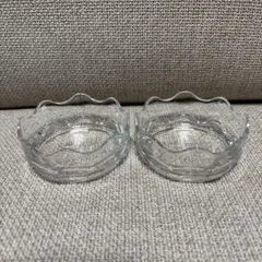 ガラス　小皿　2点セット