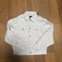 oldUNIQLO 紺タグ90年代 90s ホワイト デニムジャケット y2k