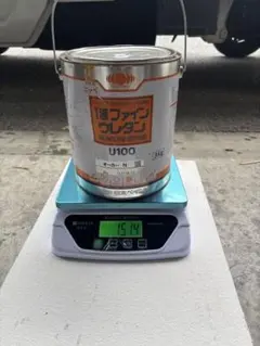 일본 페인트 액상 미세 우레탄 U100 황토 캔 1개, 1.5kg