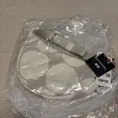 ユニクロ×マリメッコ ラウンドミニショルダーバッグ　ライトグレー