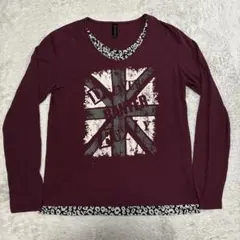 Y2K layered Union Jack long sleevesのサムネイル