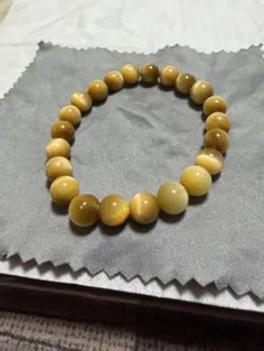 天然石　高級ゴールデンタイガーアイブレスレット