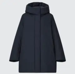 美品　UNIQLO ハイブリッドダウンコート　Sサイズ