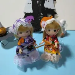 ミキちゃんマキちゃん　ハロウィン　ワンピース(２）
