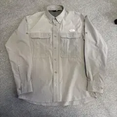 THE NORTH FACE ベージュ　シャツ　XL