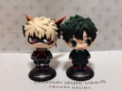 僕のヒーローアカデミア ゆらゆらヘッドフィギュア セット 爆豪勝己 緑谷出久