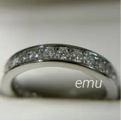 みかん様 / 最高級モアサナイト / フルエタニティリング / レール留め