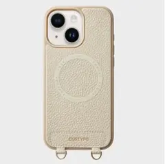 CUSTYPe iPhone14ケース アイボリー