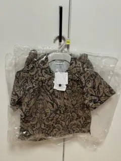 しまむら リトルウィークエンド ペイズリーシャツ セットアップ 100cm
