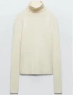 【ZARA】ベーシックリブニットセーター