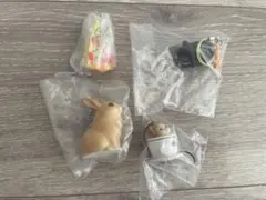 動物 ガチャマスコット 犬 うさぎ ネコ
