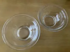 ガラス製調理用ボウル2個セット