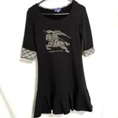 Burberry Blue Label ネイビー ワンピース 38【美品】