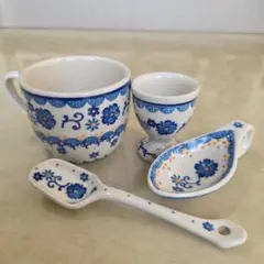 新品 ポーリッシュポタリー れんげ セット - メルカリ