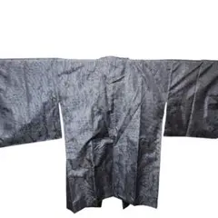 グレー 花柄 羽織　リメイク　きもの　帯　和服　和装　おしゃれ　大島紬