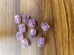 紫色 フローライトマニ9個セット