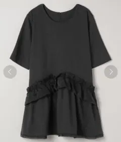 JEANASiS オーガンジードッキングプルオーバー