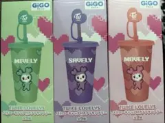 TWICE ストローキャップ付きタンブラー GiGO ミダチェツ 4点セット
