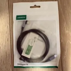 【新品未開封】UGREEN USB CtoUSB C ケーブル L字60W 1m