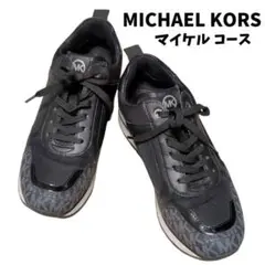 ✨美品✨MICHAEL KORS ブラック スニーカー 23.0㎝ぐらい