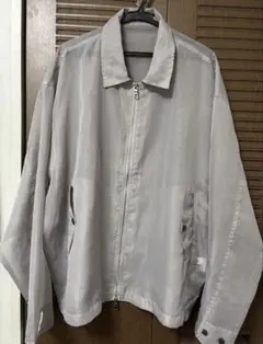 【Loose】グレー ジッパーブルゾン 軽量