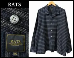 専用　22AW RATS ラッツ ジャガード織り ネイティブ ボーダー シャツ
