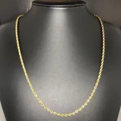 【新品】ネックレス ロープ チェーン ゴールド 51cm 3mm hiphop