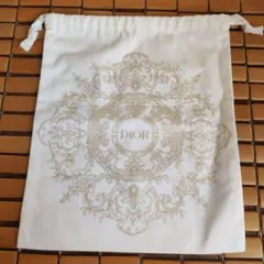 Dior ホワイト巾着ふくろ