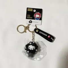 ポチャッコ 黒 ミャクミャク キーホルダー なりきり 立体マスコット 万博
