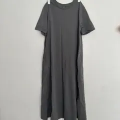 UNIQLO AIRism コットンブレンド ロングワンピース L
