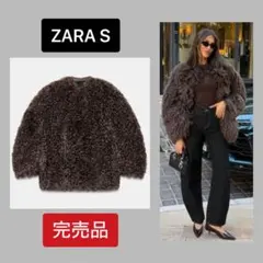 ●ZARA●ザラ●zwcollection●フェイクファーコート●S