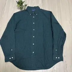 NAUTICA ノーチカ メンズ 長袖 チェックシャツ L 古着 送料込み