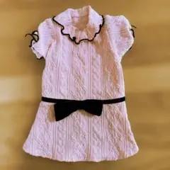 【専用】です ガーリーなピンクワンピ➕柔らか生地さくらんぼワンピ