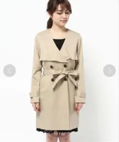 N.naturalbeautybasic テンセルナイロンツイルコート