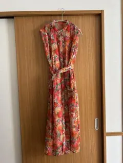 アナイ モノグラムフラワースタンドワンピース 38 | Mercari
