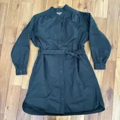 UNIQLO 濃紺　シャツワンピース 130
