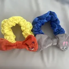 ズートピア ジュディ ニック ヘアバンド 2個セット