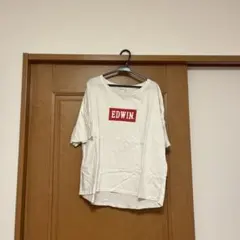 EDWIN ロゴ入り ホワイトTシャツのサムネイル