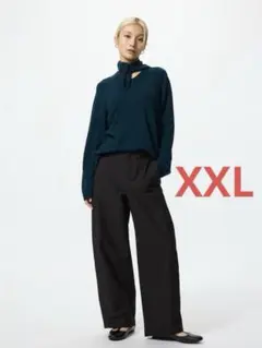 ユニクロ ジャージーバレルレッグパンツ XXL