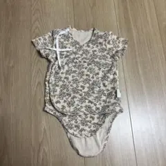 オリーブ　ロンパース ベージュ　66センチ