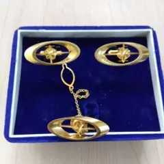 カフスボタン ネクタイピン セット　（箱は別売り）