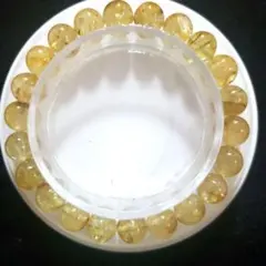 ☆天然☆ バルト海産 天然アンバー 花琥珀 ブレスレットフリーサイズ