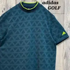 アディダス　adidas GOLF モックネック　シャツ ダークグリーン　L