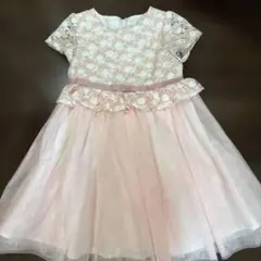 ♡美品♡組曲キッズドレス レース チュール ピンクのサムネイル