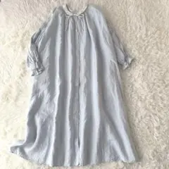 完売品✨サマンサモスモス×kazumi リネン2way前後着ロングワンピース