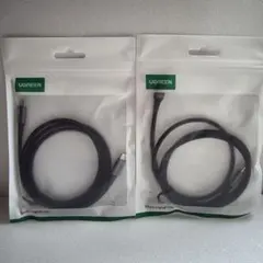 2本セットUGREEN CtoC PD対応　100W/5A 1m 急速充電