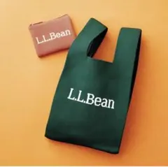 リンネル付録！L.L.Bean 秋を先取るニット素材！ ロゴ入りバッグ＆ポーチ